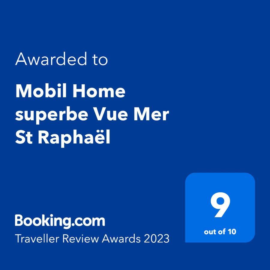 Mobil Home Superbe Vue Mer St Raphael Saint-Raphaël Eksteriør bilde